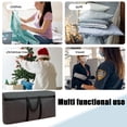 thumbnail image 3 of Reinforced 100L Christmas Tree Storage Bag - Thickened Canvas Container for Holiday Decor, Blankets, or Moving Supplies, 3 of 9