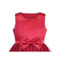 thumbnail image 4 of Flower Girls Dress Maroon Formal Party Princess Pageant Ball Gown 6 Years, 4 of 5