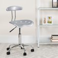 thumbnail image 2 of Scranton & Co Chaise de Bureau pour Ordinateur en Argent et Chrome, 2 of 8