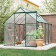 thumbnail image 2 of DAJU Green-6x8 FT Outdoor Patio Greenhouse, 2 of 7