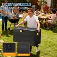 thumbnail image 4 of BeesClover 120 Gallon Outdoor Storage Box Waterproof, Patio Deck Storage Box, 4 of 8