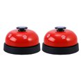 thumbnail image 2 of 2 Pcs Cloches d'Entraînement pour la Propreté et la Salle à Manger pour Animaux, Motif Empreinte, Dispositif de Communication pour Chiens, Chiots, Chats (Rouge), 2 of 9