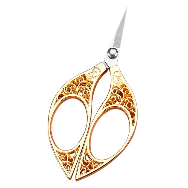 Harpily Special Offer vegetable cutter Retro Small Scissors Tailor Cutting Thread Head Tea Pointed Stainless Steel Office Dragon And Handmade Special Gold Scissors