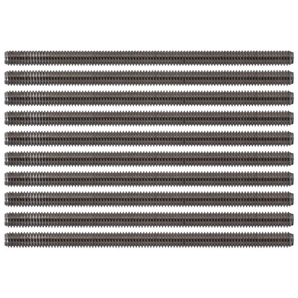 Full Threaded Rod, 4808 Series Stainless Steel Rod Standard Stud Thread M4 Stainless Steel Threaded Rods High Hardness Rod Bar Studs