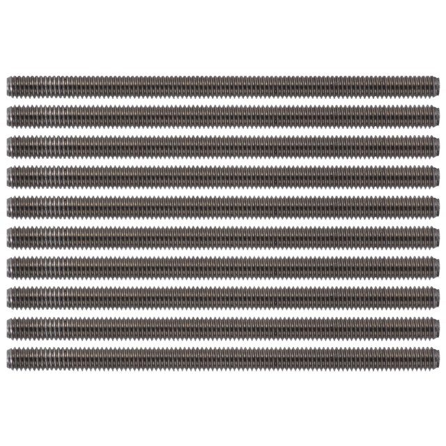 Full Threaded Rod, 4808 Series Stainless Steel Rod Standard Stud Thread M4 Stainless Steel Threaded Rods High Hardness Rod Bar Studs