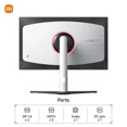 thumbnail image 2 of Xiaomi Mini-LED Moniteur de Jeu G Pro 27 Pouces 2K QHD 2560x1440, IPS Rapide, HDR 100, 180Hz 1ms, 99%DCI-P3, AMD Freesync, angle Réglable, 2x HDMI 2.0, 2x DP 1.4, Blanc, 2 of 10