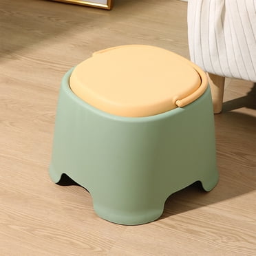 Clearance! KITTEHIGM Plastic Mini Stool For Home Thickened Design Ideal For Living Room Bathroom Shoe Changing Sturdy And Lightweight Deals of The Week Todays Deals In