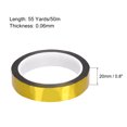 thumbnail image 2 of Unique Bargains Gold Tone Metalized Tape 0.8 Inch x 55 Yards Decor Tape for DIY, 2 of 6