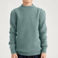 thumbnail image 2 of Posijego 4-18 Years Girls Boys Sweaters Crew Neck Solid Color Long Sleeve Knit Pullover Tops Fall Winter Clothes, 2 of 6