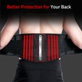 thumbnail image 2 of Sports Back Support Brace Breathable Waist Support Belt Adjustable Pain Belt Waist Protective Belt, 2 of 7
