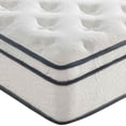 thumbnail image 2 of Modway Jenna Matelas à Ressorts Ensachés Matelassé à Plateau-Coussin de 10 Po, California Très Grand, 2 of 9