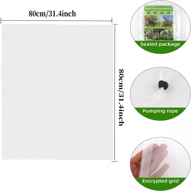 Fridja Summer Savings Garden Insect Net Cover Is Used To The Flowers Of Plants From Damage
