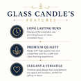thumbnail image 4 of Religious Glass Candle Solid Blue, Long‑Lasting Burn (Pack of 3 Candles), 4 of 6