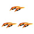 thumbnail image 3 of Wweixi Aerodynamic Spoiler Wing Motorcycle Motorcycle Accessories Durable Aerodynamic orange 3Set, 3 of 6