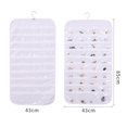 thumbnail image 2 of 80 Pockets Hanging Jewelry Organizer Space Saving Hanging Organizer for Small Items Organization, 2 of 4