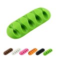 thumbnail image 3 of braveheart Silicone Cable Winder Desktop Management Clip Cable Holders Cable Organizer Good white 1Set, 3 of 6