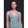 thumbnail image 4 of Bimba Robe Longue Chic à Imprimé Floral pour Femme, Style Bohème, Maxi d'Été, Tenue de Plage - Petit, 4 of 5