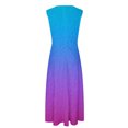 thumbnail image 5 of Yuyuzo Robes de Plage pour Femmes 2025 Décolleté en V Profond Sans Manches Robes Longues de Fête Fluides Boho Vacances Robe Maxi, 5 of 5