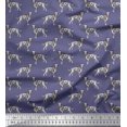 thumbnail image 1 of Soimoi Polyester Crepe Fabric Dalmatian Dog Decor Fabric Printed Yard 52 Inch Wide, 1 of 3