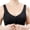 Black, variant on Virmaxy Womens Wireless Bra Solid Color Wirefree High Elastic Large Size Comfortable Bra Solid Color Non Steel Ring High Elastic Oversized Comfortable Bra Pink XXL