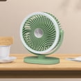 thumbnail image 1 of LSLJS Veilleuse de Bureau Extérieure Ventilateur Rechargeable USB, Éclairage de Bureau pour Maison Dortoir Chambre Petit Ventilateur de Table, Mini Ventilateur, 1 of 7