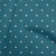 thumbnail image 1 of oneOone Rayon Teal Blue Fabric Block Sewing Material Print Fabric By The Yard 56 Inch Wide, 1 of 4