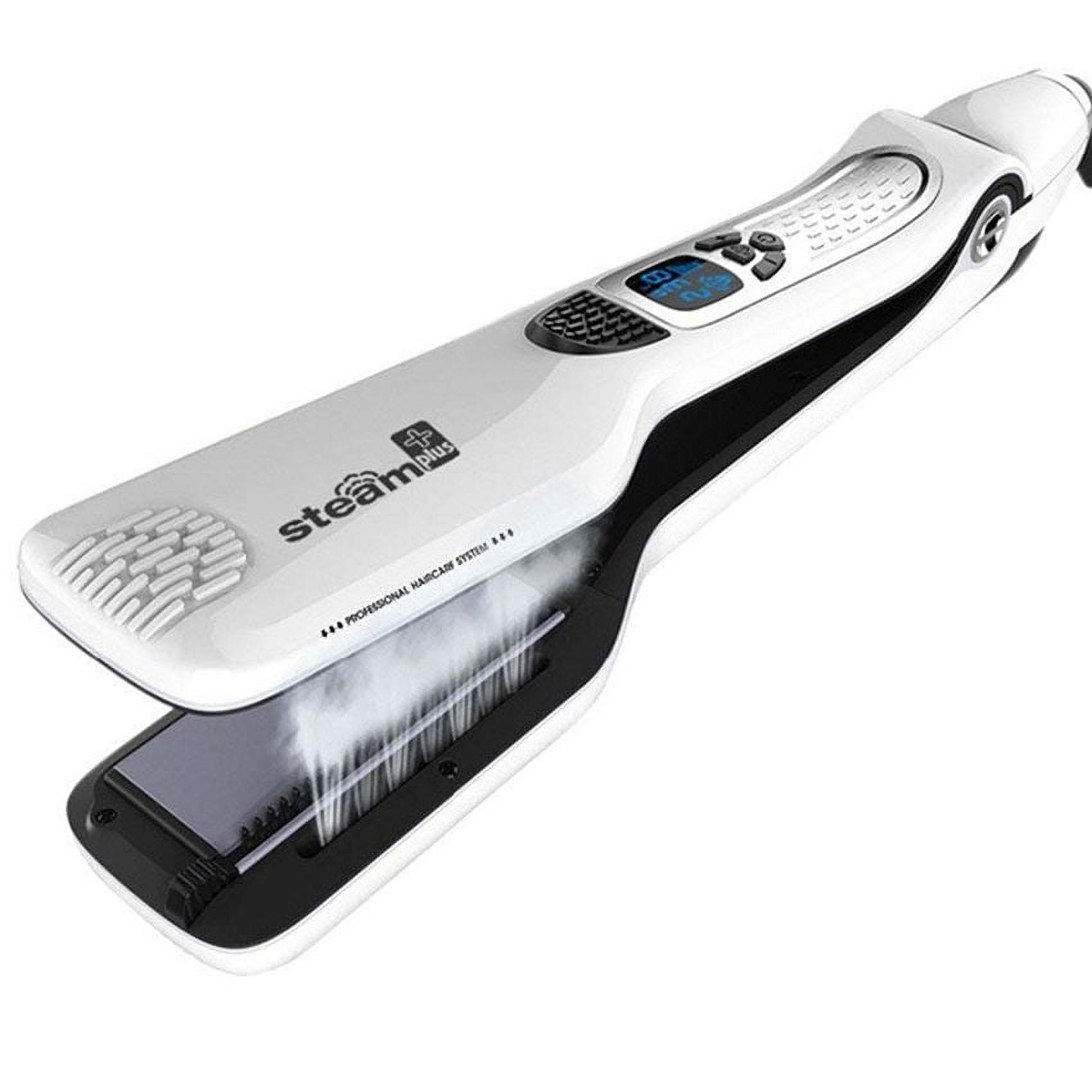 Steam Hair Straightener Brush Ceramic Flat Iron Professional Hair Straightening Iron Comb Electric Hair Crimper Heating Comb