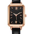 thumbnail image 4 of Women Watch Vintage Women Watch Vintage Simple Women Watch Rectangle Watch Watch Small Elegant Vintage Simple Style Rectangle Stainless Steel Fashionable Wristwatch For Women, 4 of 5