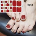 thumbnail image 1 of PVCS Foot Stickers Foot Nail Stickers Waterproof For Female DIY Nail Decoration Art, 1 of 2