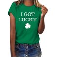 thumbnail image 1 of Chandail de la Saint-Patrick pour Femmes, Saint-Valentin, Imprimé, Hiver, Décontracté, Haut à Motif Floral, Chandails de la Saint-Patrick pour Femmes, 1 of 4