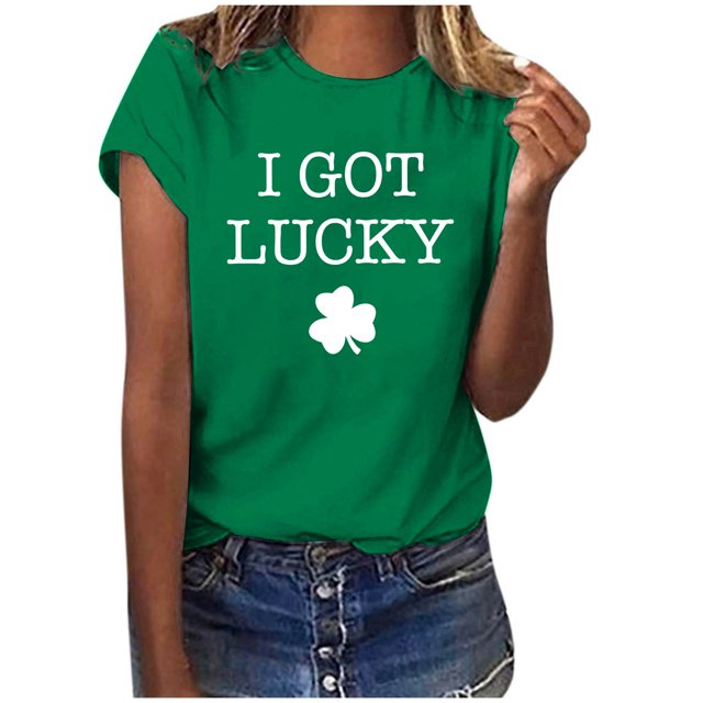 Chandail de la Saint-Patrick pour Femmes, Saint-Valentin, Imprimé, Hiver, Décontracté, Haut à Motif Floral, Chandails de la Saint-Patrick pour Femmes