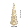thumbnail image 3 of Lksixu Crystal Christmas Tree, Christmas Decorations 9.3" Pre-lit Tabletop Christmas Tree Figurine with LED Lights, Battery Operated Glowing Xmas Tree Night Lamp Table Centerpiece for Holiday Party, 3 of 7