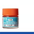 thumbnail image 1 of Mr. Hobby Aqueous H14 Gloss Orange Acrylic Paint 10ml for Scale Models & Miniatures, 1 of 3