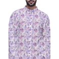 thumbnail image 4 of Atasi Long Sleeve Kurta Printed Button Down Asymmetric Designer Kurta For Boys, 4 of 5