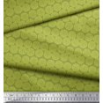 thumbnail image 3 of Soimoi Poly Georgette Fabric Wreath Leaves Print Sewing Fabric Yard 52 Inch Wide, 3 of 3