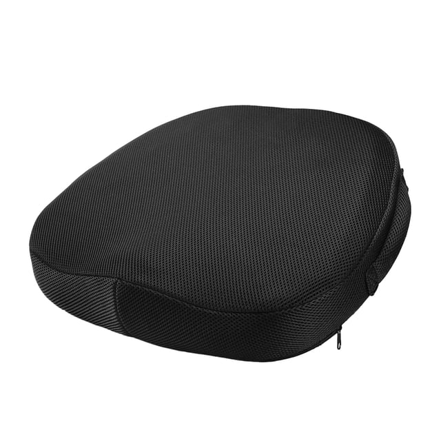 Transemion Seat Cushion - High Resilience And Wide Application Large Memory Sponge CushionChair 2Black Mesh 40*40*6cm 1Set