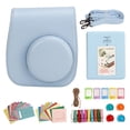 thumbnail image 1 of Instant Camera Case Store 65 Pictures PU Skin Friendly Mini Instant Camera Bag High Load Bearing with Stickers for Photography Blue, 1 of 6