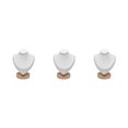 thumbnail image 1 of Ruiboury Présentoir de Colliers Chic et Stable pour Commode Magasin de Détail Showroom S Blanc 3Ensemble, 1 of 6