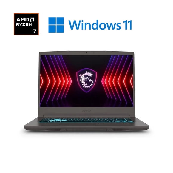 MSI Thin A15 B7VE-051CA Gaming Laptop – 15.6" 144Hz, AMD Ryzen 7 7735HS, RTX 4050, 32GB RAM, 1TB NVMe SSD, Windows 11