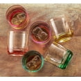 thumbnail image 3 of Verres à Whisky Doubles Colorés à l’Ancienne Hue - 10 oz - Ensemble de 6, 3 of 7