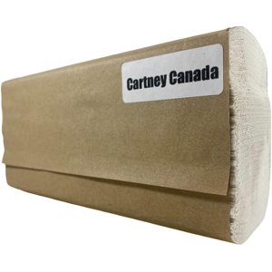 Cartney Canada General Use Disposable Paper Towel (1 PLY, 500 Sheets) White