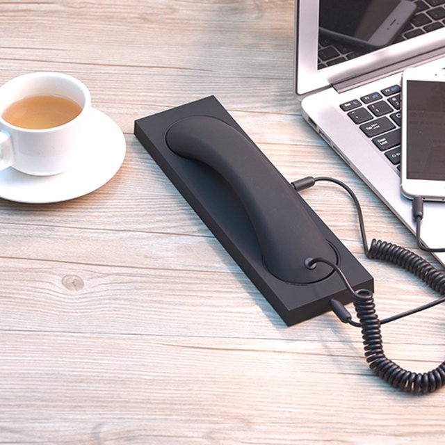 Universal Retro Phone Receiver Handset Smartphone Call telephone microphone; phone call Headset 3.5mm Landline Telephone Microphone