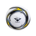 thumbnail image 1 of Decodeary Size 5 Soccer Ball Machine Stitched Panels For Added Durability Rubber Bladder White yellow, 1 of 6