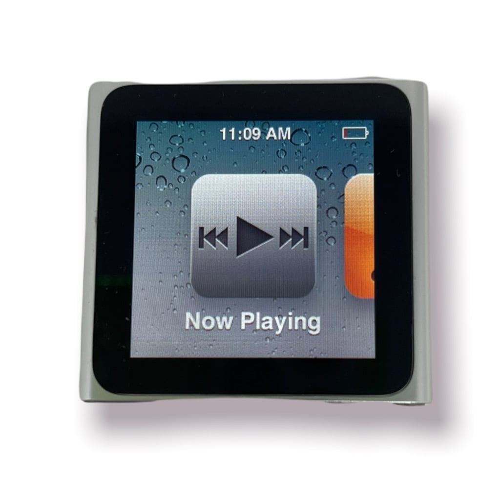 Apple iPod nano 第6世代 8GB シルバー Apple iPod Nano 6th Generation 8GB Silver, MP3 Music Player, Like