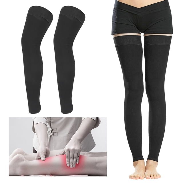Bas de Compression, Manchon de Bas de Compression Amincissant pour Thrombus des Veines à Haute Élasticité, Convient aux Varices
