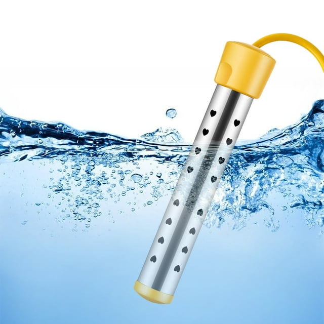 EASTIN 1500W Pool Heater for Inflatable above Ground Swimming Pool Immersion Water Heater for Bathtub Portable Electric Submersible Bucket Heater Household Inflatable Swimming Pool Bat