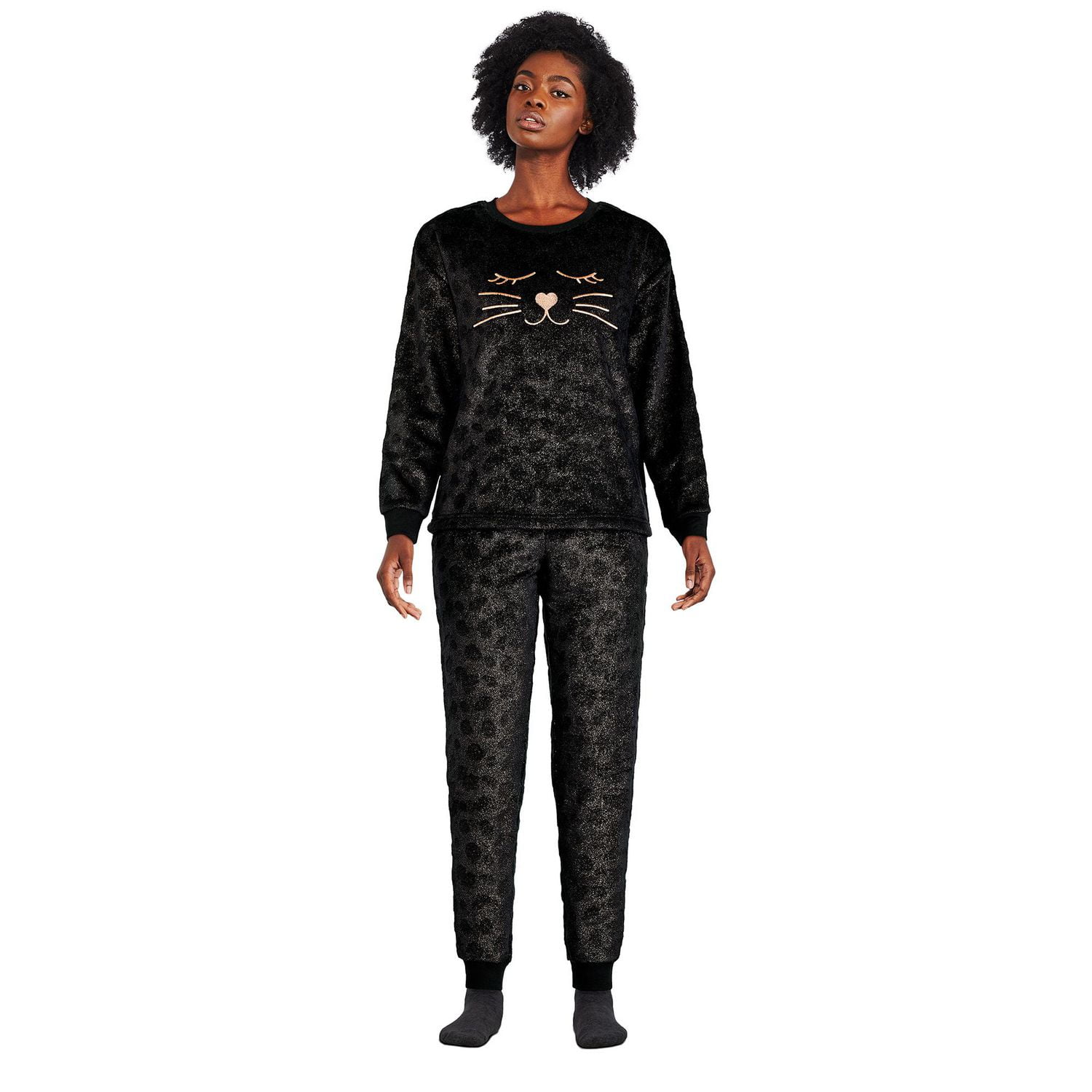 George Women's Plush Pajamas 2-Piece Set