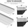 thumbnail image 2 of Garde-gouttières 5 Pouces, Filtre à Feuilles pour Gouttières - Écran en Maille 28 Pieds en Aluminium Robuste, Protection Résistante aux Intempéries, Installation Bricolage avec Ciseaux et Gants, Ajustement Tout-Usage pour Toit de Maison (Argent, Lot de 1), 2 of 9