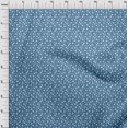 thumbnail image 4 of oneOone Viscose Chiffon Medium Blue Fabric Floral Sewing Craft Projects Fabric Prints By Yard 42 Inch Wide, 4 of 4
