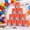 3#, variant on Uuiauoio 1 Pcs Happy Birthday Party Gift Treat Bags with Handles Colorful Bag Cheerful Birthday Grocery Shopping Bags for Rainbow Party Decorations Baby Shower Supplies